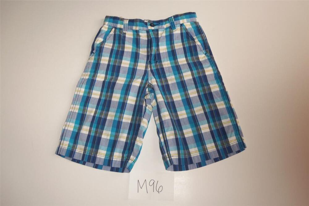 Cherokee Plaid Shorts Size 10 Adjustable Waist -0813M96